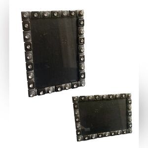 Metal Jeweled Picture Frame